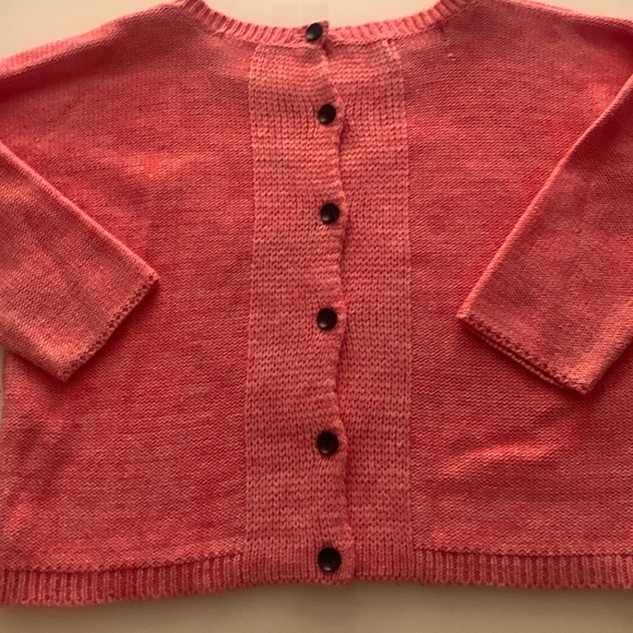 NUMPH PINK SWEATER WITH BLACK HEART - Picture 4 of 6